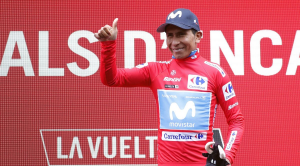 Il ciclista Quintana alla Vuelta