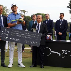 Golfe, sucesso do Open de Roma com alguns contratempos