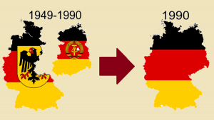 Germania Est e Germania Ovest, più la Germania attuale