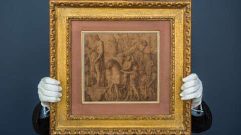 Sotheby's: un desen redescoperit de Andrea Mantegna este scos la licitație