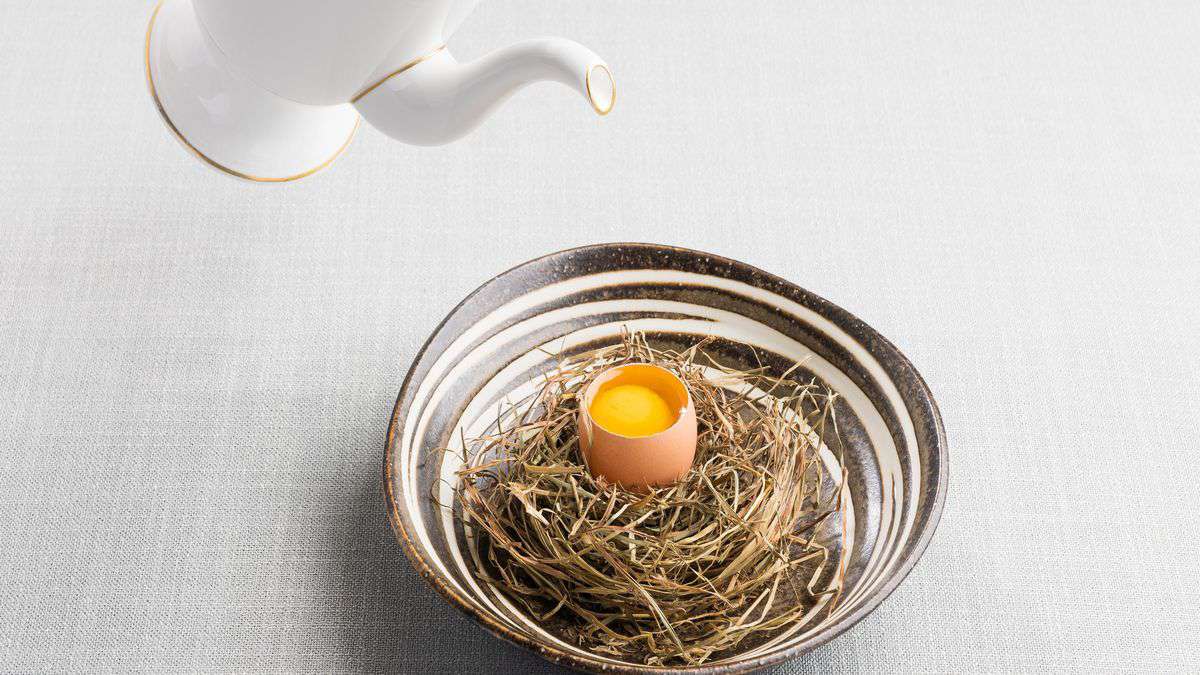 Fotografie cu ou în stilul lui Daniel Canzian Pavia de Andrea Fongo