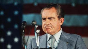 Il presidente Usa Richard Nixon