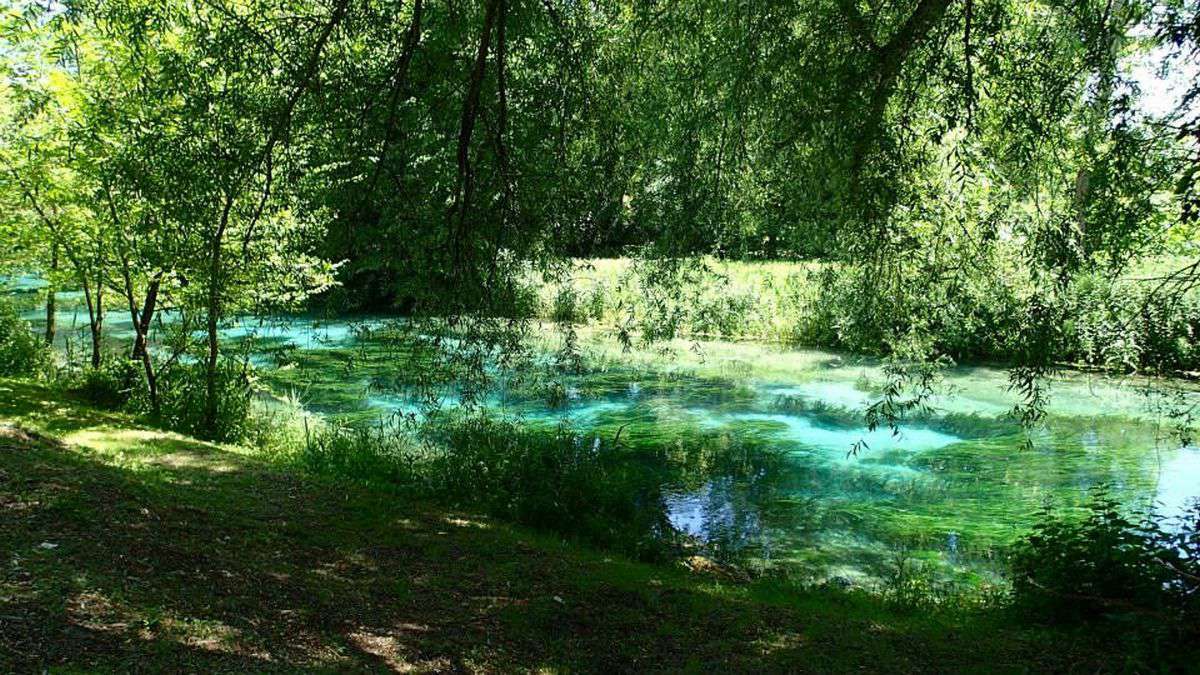 il fiume de La Trota a Rivodutri