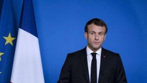 Il presidente francese Emmanuel Macron