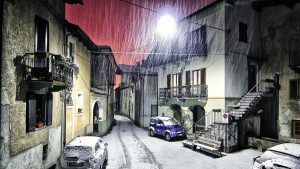 Meteo neve in città