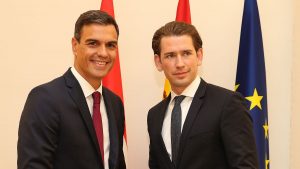 Pedro Sanchez e Sebastian Kurz