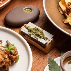 Cannabis-Rezept und Restaurant