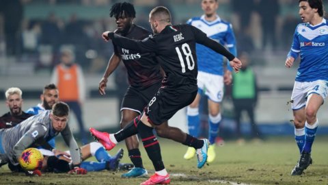 Milan menaklukkan Brescia dan berada di urutan keenam, di area tengah Eropa