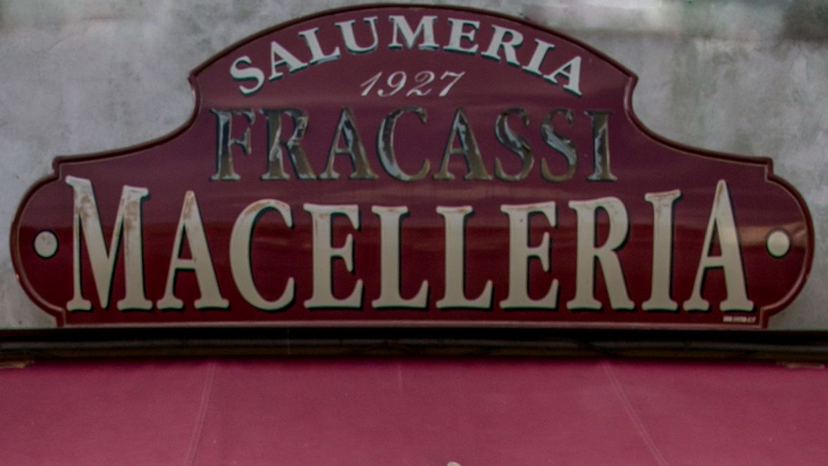 Insegna Macelleria Simone Fracassi