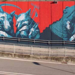 Street Art di Ericailcane, un progetto di  riqualificazione urbana