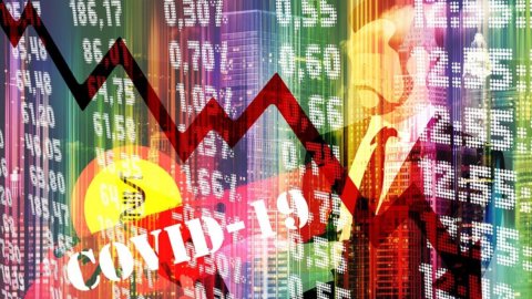 Borse in profondo rosso: i nuovi contagi fanno paura