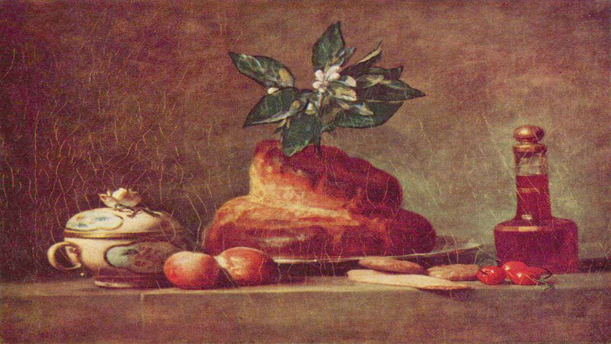 Jean Simeon Chardin, La Brioche 1763.