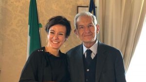 Paola Pisano e Luciano Violante