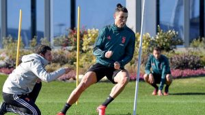 Allenamento di Cristiano Ronaldo