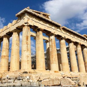 Atene, Acropoli vista dall’alto grazie all’ascensore italiano