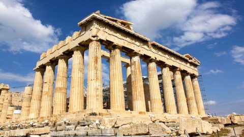 Atene, Acropoli vista dall’alto grazie all’ascensore italiano