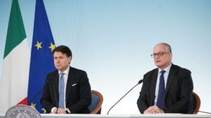 Il Premier Conte e il ministro Gualtieri