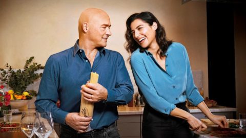 Gragnano, Garofalo es "cocinado" por Luisa Ranieri y Luca Zingaretti