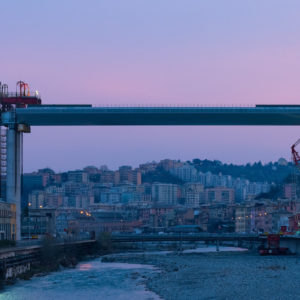 Ponte Genova neredeyse hazır: yeni maksi güverte piyasaya sürüldü