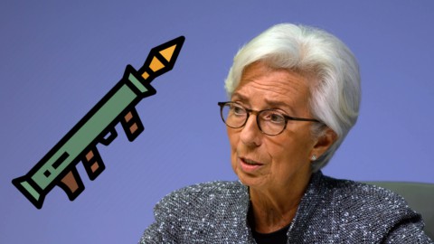 Lagarde: a dicembre la Bce ricarica il bazooka