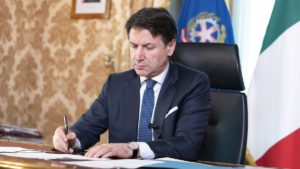 Il premier Giuseppe Conte