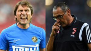 Conte (Inter) e Sarri (Juventus)