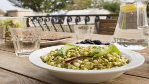 pranzo in balcone