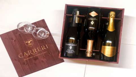 Carreri's Wine: pencicipan terpandu dengan kit panggilan video