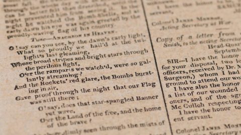 The Star-Spangled Banner: rare first printing of the newspaper up for auction