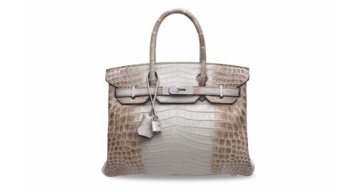 Moda y complementos de lujo: “Hermès Himalaya Birkin” lidera la subasta de Christie's en Hong Kong