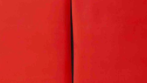 卢西奥·丰塔纳 (Lucio Fontana)：为伟大的作品“空间概念，Attesa”在纽约停留