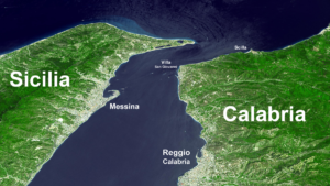 Sicilia e Calabria (ponte sullo Stretto)
