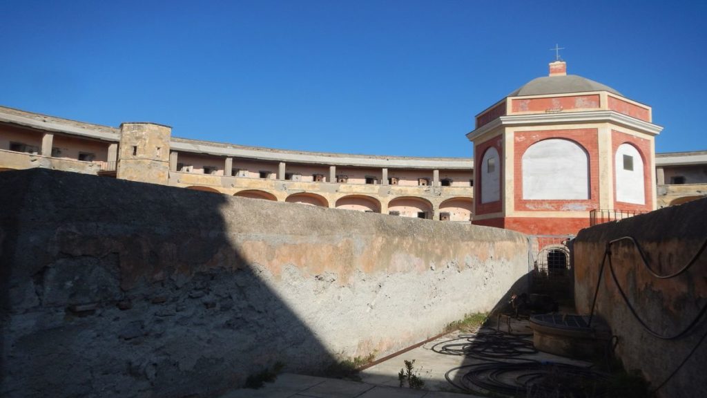 Inside the prison of Santo Stefano