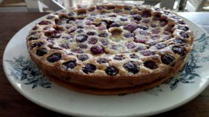 Clafoutis dolce di cieliege del Ristorante Moderno di Perugia