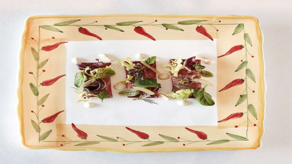 Piatto di Bresaola e burrata Chef Fratelli Lebano