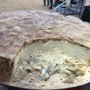 Produs la Loculi, în Sardinia, un pecorino record: cântărește 600 kg