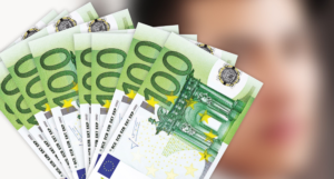 Soldi in banconote di euro