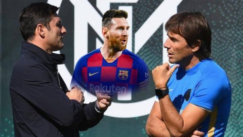 Messi se ne va, Conte resta e l’Inter sogna