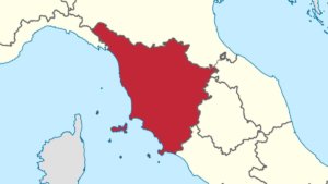 Toscana mappa