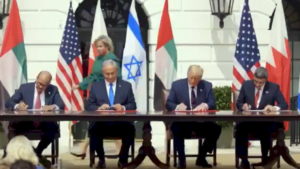 Firma degli Accordi di Abramo fra Israele, Emirati Arabi e Bahrein