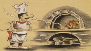 Pizzaiolo, pizza, forno