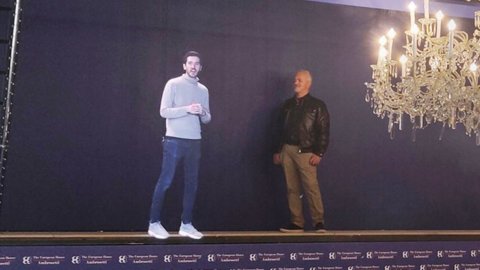 Forum Ambrosetti: hologram memulai debutnya di Cernobbio