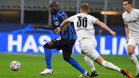 Champions: Lukaku salva al Inter, Atalanta hace el póquer