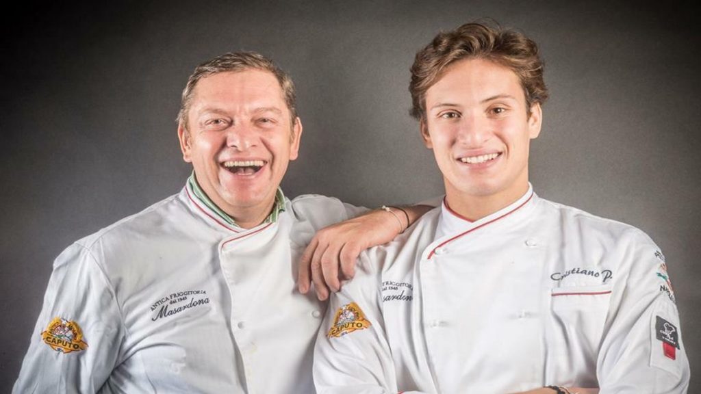 enzo e cristiano piccirillo  due generazioni chef de La Masardona