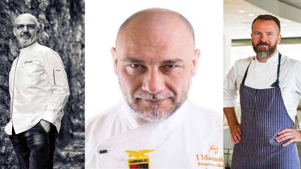 Von links: Franco Pepe, Francesco Martucci, Simone Padoan