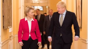 Trattative su Brexit tra Ursula von der Leyen e Boris Johnson