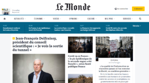 Screenshot Le Monde