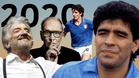 Dead in 2020: from Morricone to Maradona and Pablito, the greats who have left us