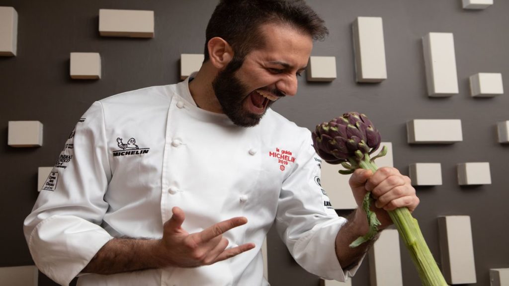 Andrea Pasqualucci chef stella Michelin del ristorante Moma