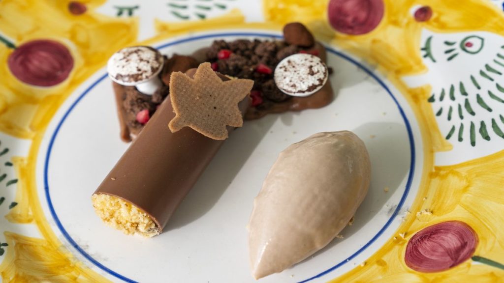 Cioccolato e castagne dello chef stellato Gennaro Russo ristorante la Sponda di Le Sirenuse di Positano